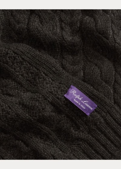 Ralph Lauren Cable-Knit Cashmere Halstørklæde Herre Danmark (LJWIC6952)